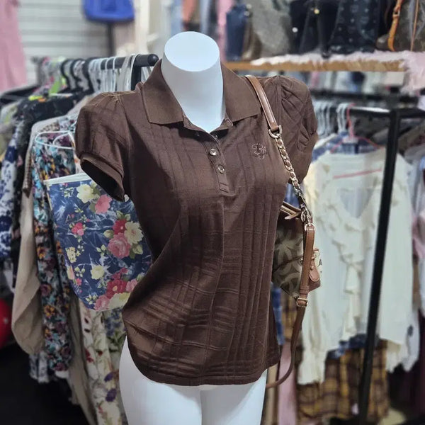 [BUNJANG] Bean Pole Cubic T-Shirt / [Bean Pole] 빈폴 Bean Pole 큐빅 티셔츠