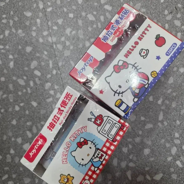 [BUNJANG] Hello Kitty Memo Roll Sticker 2-Piece Set / 헬로키티 메모 롤스티커 2개 세트