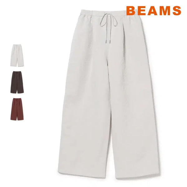 [BUNJANG] BEAMS Heart Embossed Flower Pants / 빔즈 하트 엠보 플라워 팬츠