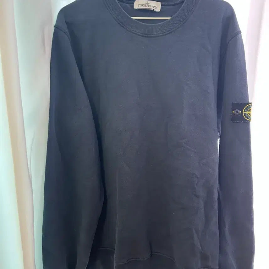 [BUNJANG] Stone Island Sweatshirt Navy Large / 스톤아일랜드 맨투맨 네이비 마지막 가격