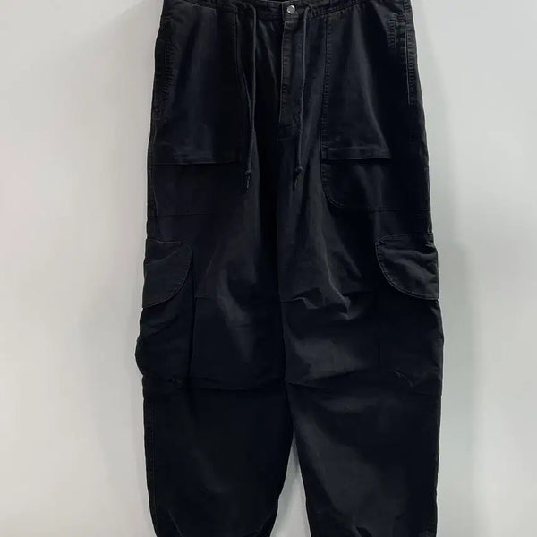 [BUNJANG] ENTIRE STUDIO 24FW Freight Black Cargo Pants / 24FW 엔타이어 스튜디오 프레이트 블랙 카고 팬츠 (onp.108)