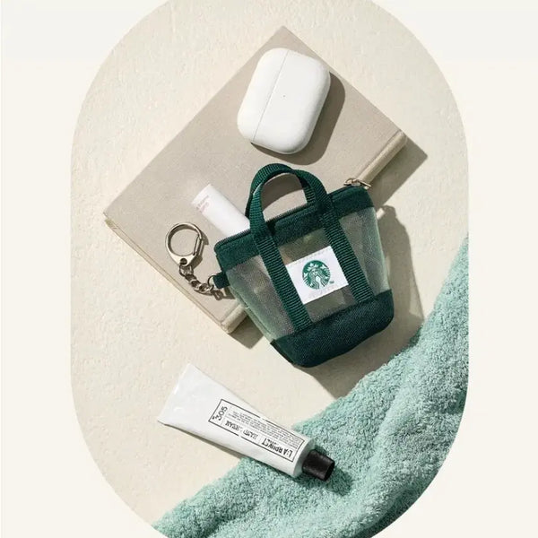 [BUNJANG] Starbucks Mesh Mini Bag Keyring / 스타벅스 메쉬 미니백 키링