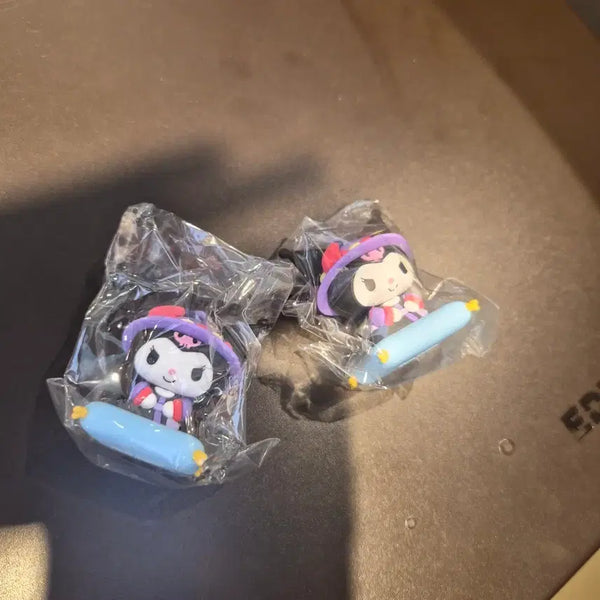 [BUNJANG] Kuromi Sebae Magnet Keychain / 이디야 쿠로미 사또 세배 마그넷 키링