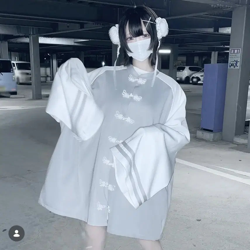[BUNJANG] ililil China Track Jacket Purple / 이루이루이루 ililil 차이나져지 보라색