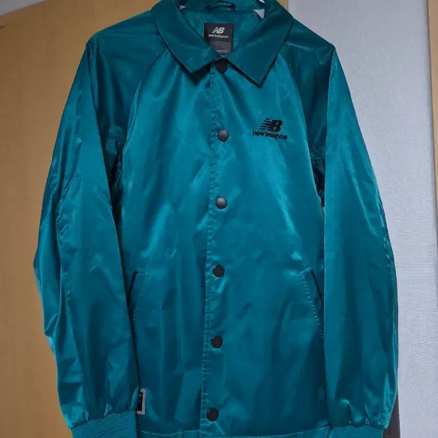 [BUNJANG] New Balance Teal Coach Jacket / 뉴발란스 청록 코치 점퍼