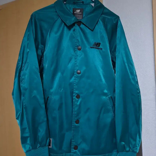 [BUNJANG] New Balance Teal Coach Jacket / 뉴발란스 청록 코치 점퍼