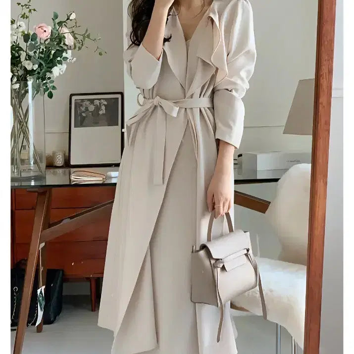 [BUNJANG] PERBIT Trench Coat Dress / 미착용새상품) 퍼빗 트렌치코트 겸 트렌치원피스 르티에프롬데이원메이라운지도시그리고여자