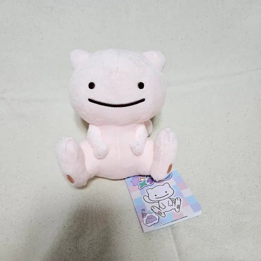 [BUNJANG] Pokemon Metamon Ditto as Mew Plush / 포켓몬스터 변신 메타몽 뮤 인형
