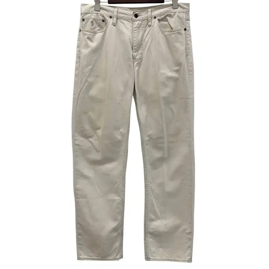 [BUNJANG] Polo Cotton Pants Ecru 34 / 폴로 코튼팬츠 에크루 34size
