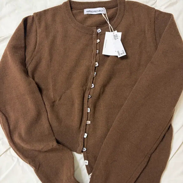 [BUNJANG] WKND PROJECT Brown Cardigan / WKND PROJECT 브라운 가디건