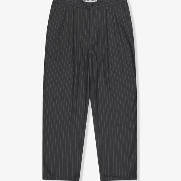 [BUNJANG] YESIES Striped Tucked Pants / 예스아이씨 striped tucked pants