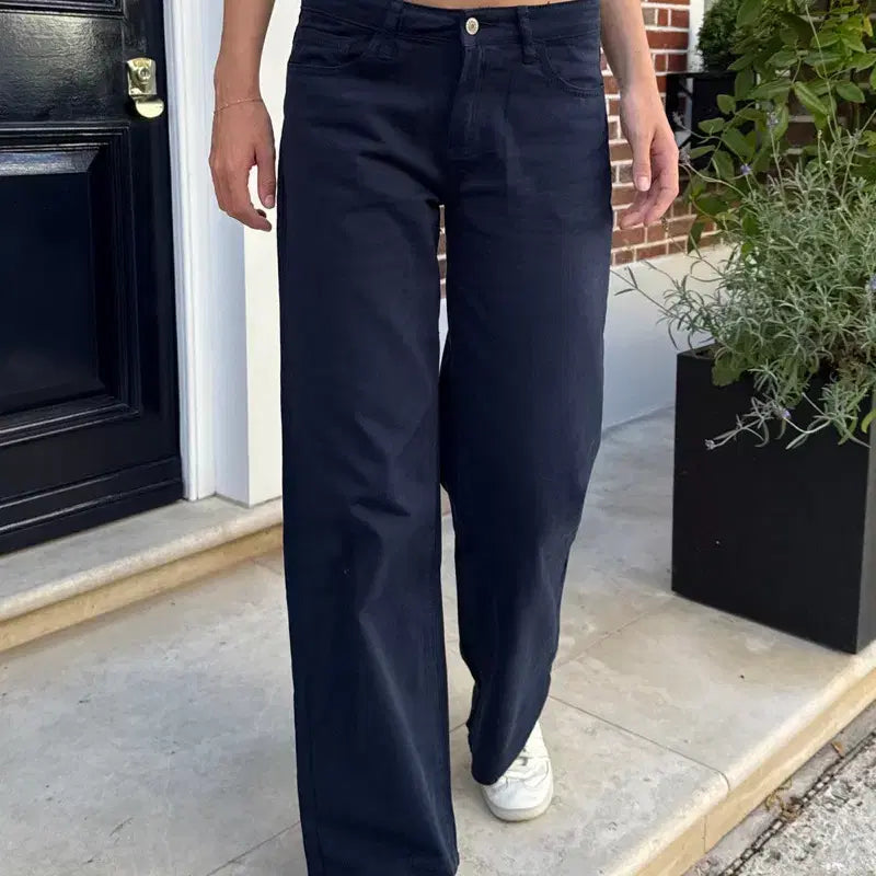 [BUNJANG] Brandy Melville Jenna Pants Navy / 브랜디멜빌 jenna pants 네이비