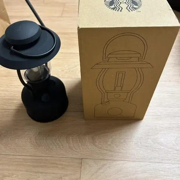 [BUNJANG] Starbucks Singing Lantern Black Bluetooth Speaker / 스타벅스 랜턴