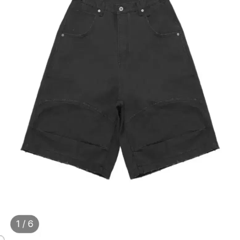 [BUNJANG] MJD Canvas 3D Knee Shorts Charcoal / (L)mjd 캔버스 3d니 쇼츠 챠콜