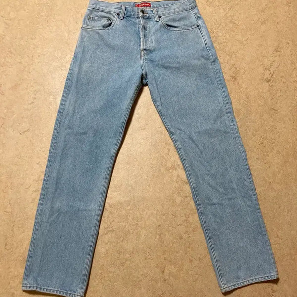 [BUNJANG] Supreme Regular Fit Jeans Washed Indigo 32 / 슈프림 레귤러 진 워시드 인디고 32