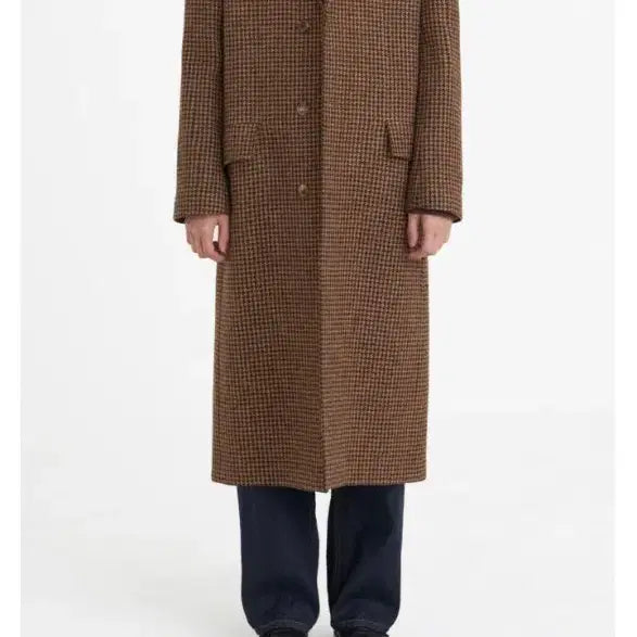 [BUNJANG] Youth Chesterfield Coat Check Pattern / 유스 체스터필드 코트 체크