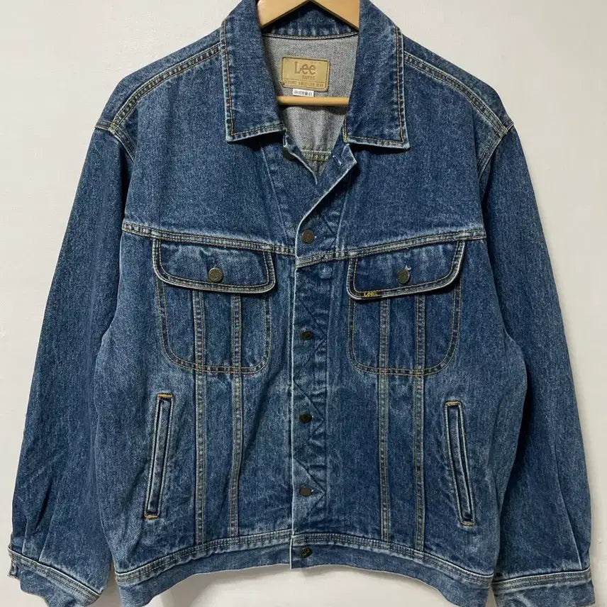 [BUNJANG] Lee Old School Loose Fit Denim Jacket / 105 Lee 올드스쿨 루즈핏 데님 청자켓 정품