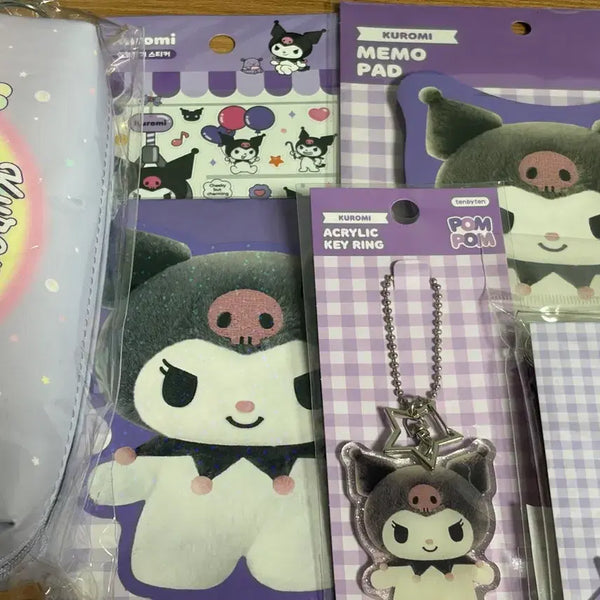 [BUNJANG] Kuromi Stationery Set / 쿠로미 문구세트
