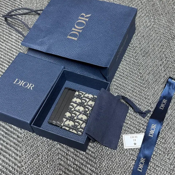 [BUNJANG] Dior Dior Oblique Card Holder Beige / 새상품급/풀구성(선물용)디올 오블리크 카드지갑
