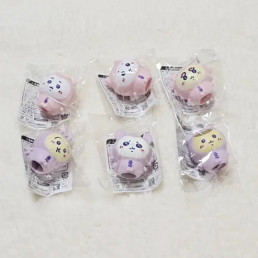 [BUNJANG] Chiikawa Angel/Devil Soft Vinyl Figure Bundle Set / 치이카와 천사악마 소프비 피규어 하치와레 우사기 모몽가 쿠리만쥬 시사 일괄
