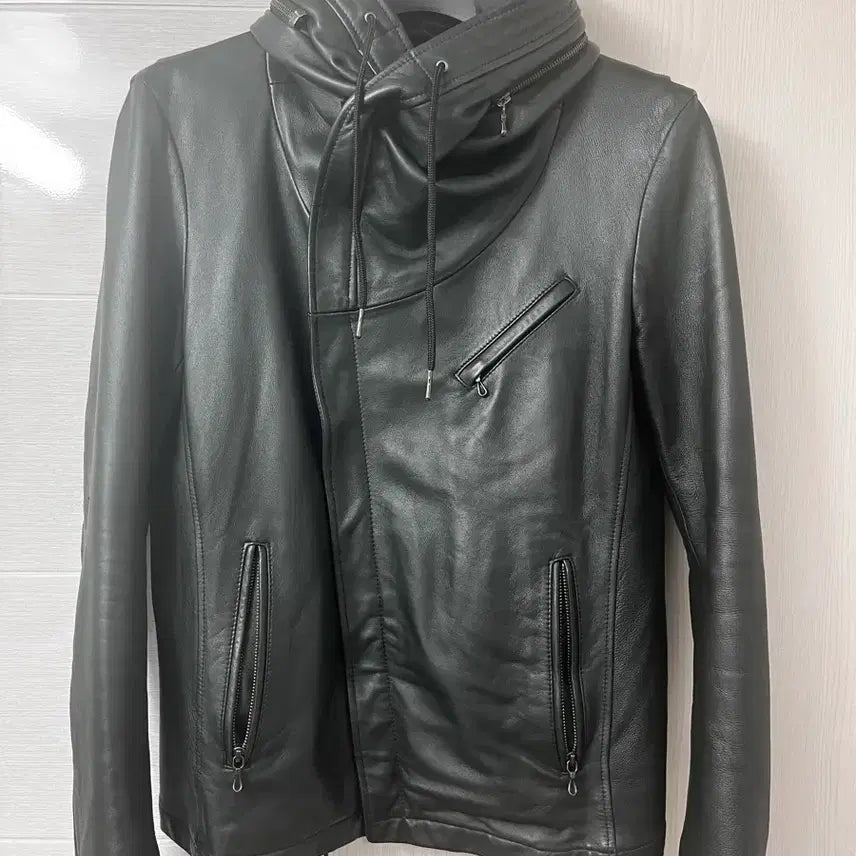 [BUNJANG] Catherine Hamnett Leather Jacket / 캐서린햄넷 레더자켓