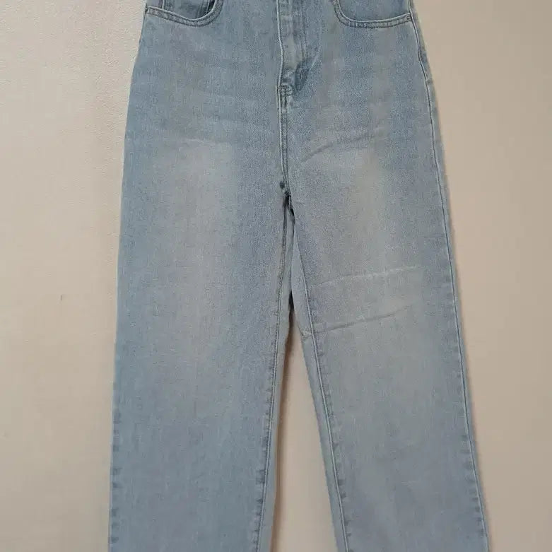 [BUNJANG] Light Wash Wide Leg Denim Pants / 연청 와이드 데님 팬츠