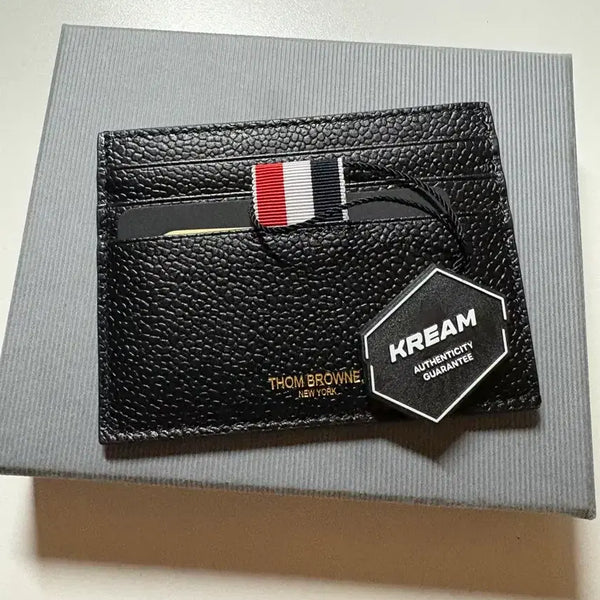 [BUNJANG] Thom Browne Pebbled Leather Cardholder / 톰브라운 페블 카드지갑
