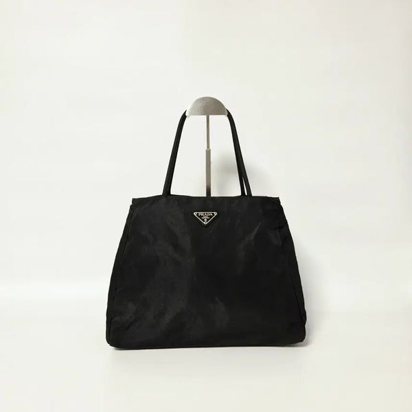 [BUNJANG] Prada Tessuto Shopper Tote Bag Black / 프라다 테수토 쇼퍼백 블랙 토트백