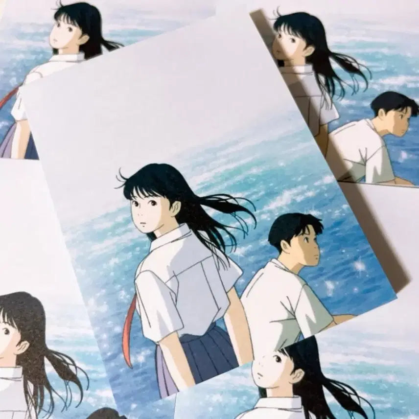 [BUNJANG] Studio Ghibli 'Ocean Waves' Memo Pad / 지브리 바다가들린다 떡메모지