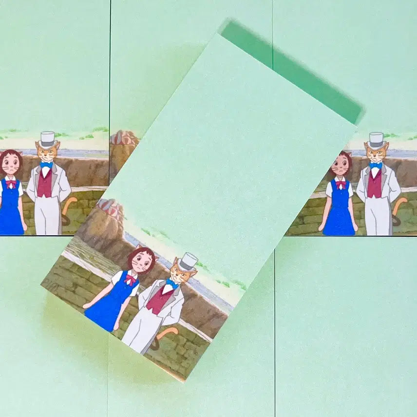 [BUNJANG] Ghibli - The Cat Returns - Mini Memo Pad / 지브리 고양이의보은 미니 떡메모지