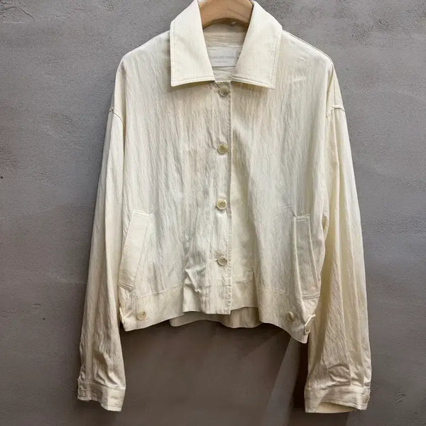 [BUNJANG] Onemorething Ivory Lightweight Jacket / Onemorething 아이보리 얇은 자켓