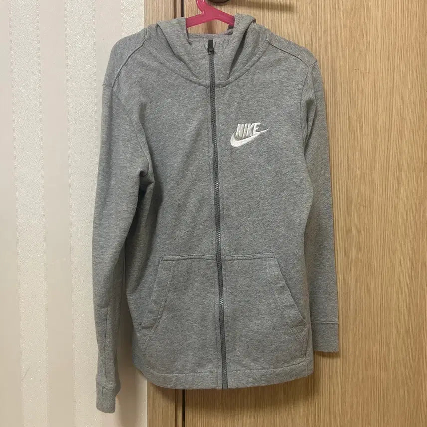 [BUNJANG] Nike Grey Hoodie Zip-up / 나이키 그레이 후드집업