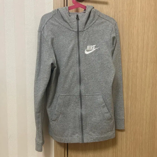 [BUNJANG] Nike Grey Hoodie Zip-up / 나이키 그레이 후드집업