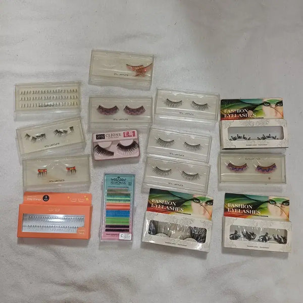 [BUNJANG] Assorted Eyelashes Bundle (including Shu Uemura) / 특수 및 일반 속눈썹 슈에무라포함 15종 일괄
