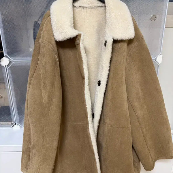 [BUNJANG] Reversible Shearling Lined Jacket / 무스탕