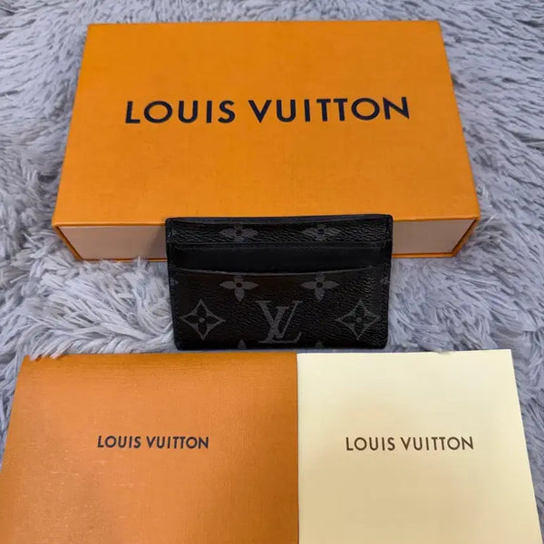 [BUNJANG] Louis Vuitton Monogram Eclipse Card Holder / [S급][정품] 루이비통 모노그램 이클립스 카드지갑