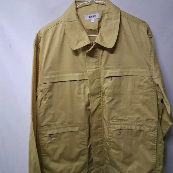 [BUNJANG] EMCEE Khaki Field Jacket (Size 105) / EMCEE 카키색 야상 자켓105