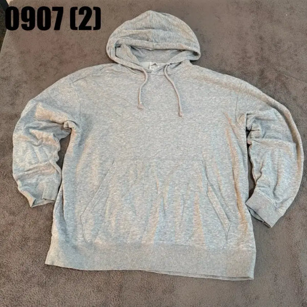 [BUNJANG] Adidas Basic Logo Hoodie Gray / 아디다스 기본 로고 후드티 그레이