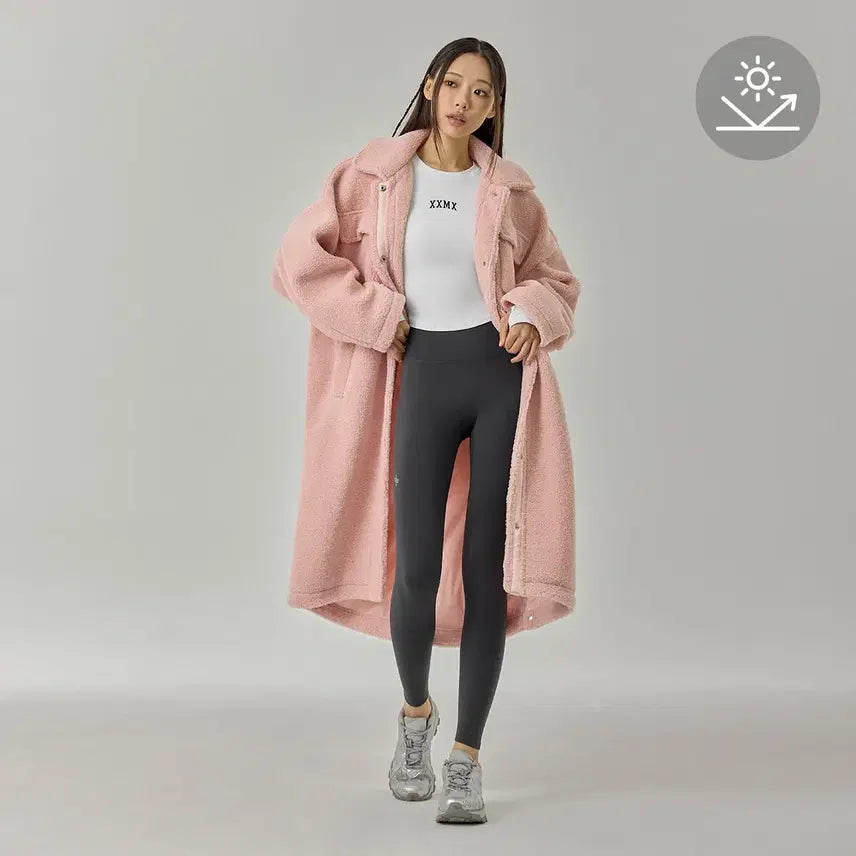 [BUNJANG] Xexymix Sherpa Cozy Long Jacket / s/m) 젝시믹스 쉐르파 코지 롱자켓