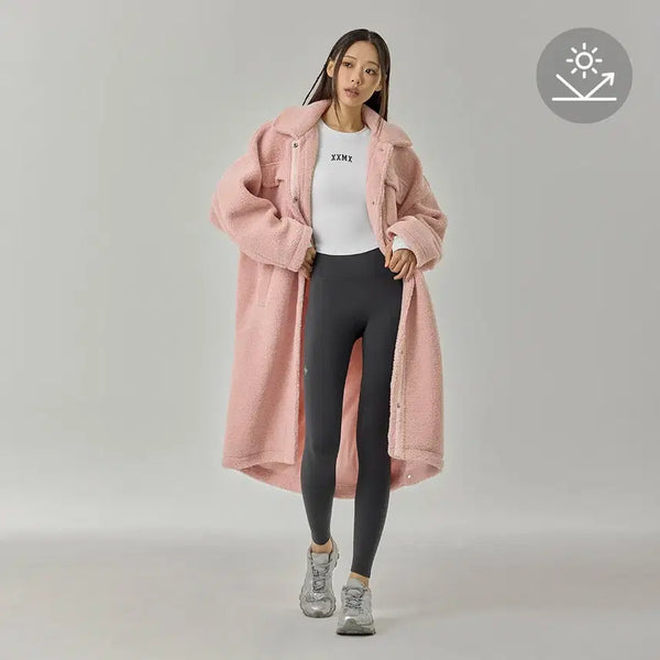 [BUNJANG] Xexymix Sherpa Cozy Long Jacket / s/m) 젝시믹스 쉐르파 코지 롱자켓