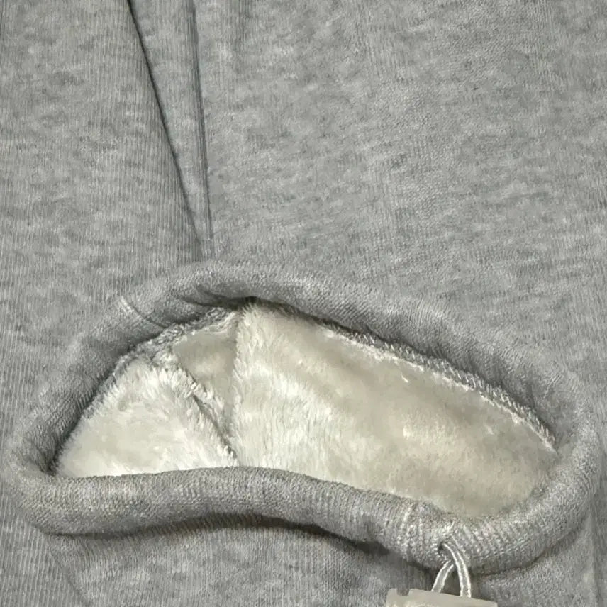 [BUNJANG] Fleece Lined Drawstring Jogger Straight Two-Way Grey Training Pants / 융털안감 밑단 스트링 조거 일자 투웨이 그레이 트레이닝 팬츠