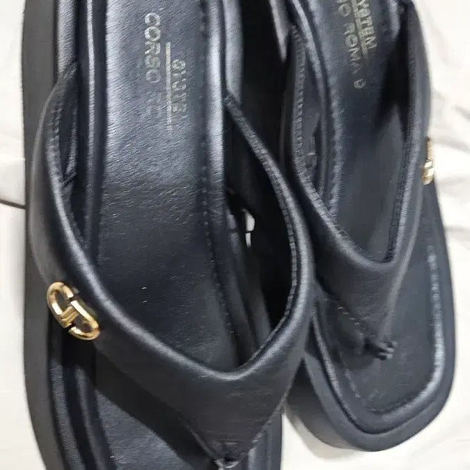 [BUNJANG] Corso Como 9 Flat Sandals Black Size 37 / 시스템 코르소로마9 쪼리 샌들 블랙 37사이즈