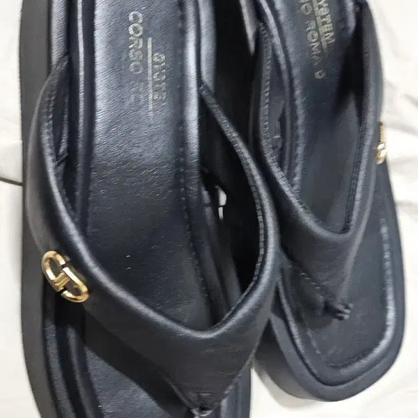 [BUNJANG] Corso Como 9 Flat Sandals Black Size 37 / 시스템 코르소로마9 쪼리 샌들 블랙 37사이즈