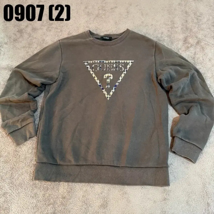 [BUNJANG] Guess Grey Sweatshirt / 게스 맨투맨 그레이