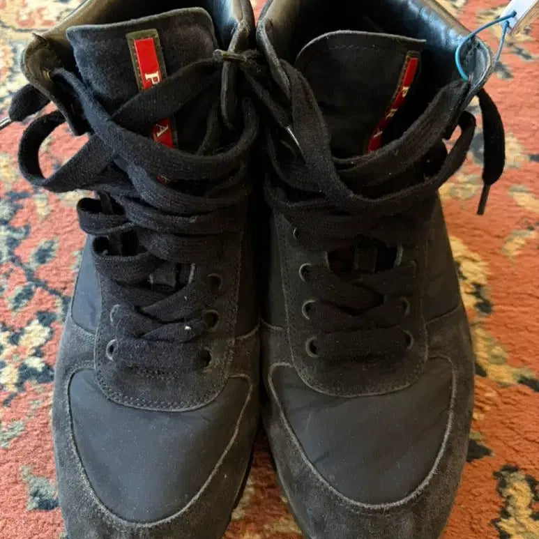 [BUNJANG] Prada High-Top Sneakers / Old prada high-top