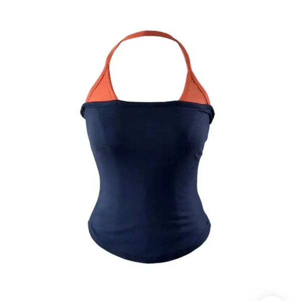 [BUNJANG] Two-Tone Sleeveless Top / [정가 3만 2천] [새상품] 배색 투톤 나시