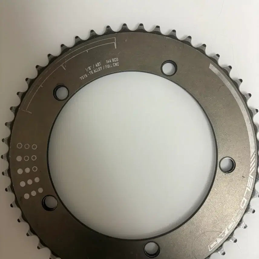 [BUNJANG] Velocidad 49T 144BCD Chainring / 벨로시닷 49t 144bcd 체인링 판매