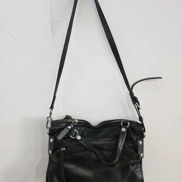 [BUNJANG] Oryany Black Leather Bag / 오야니 가방