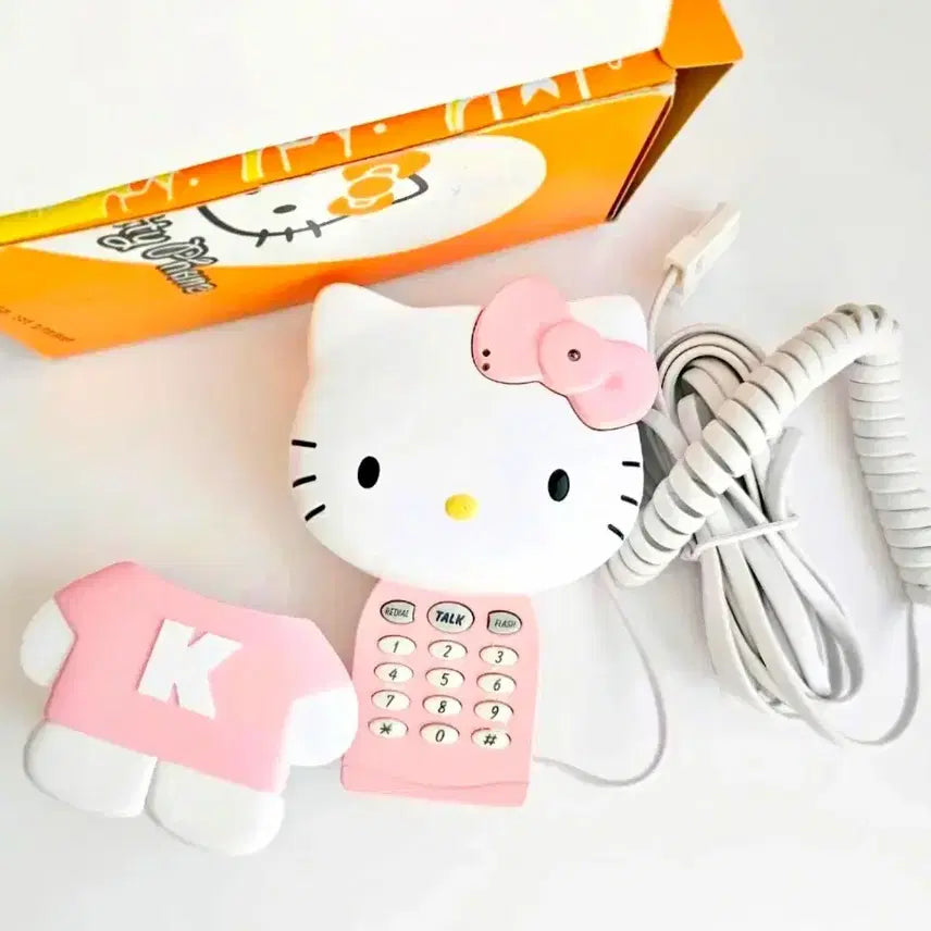 [BUNJANG] Hello Kitty Angel Phone / 키티 전화기, 키티 엔젤 전화기, 엔젤키티 전화
