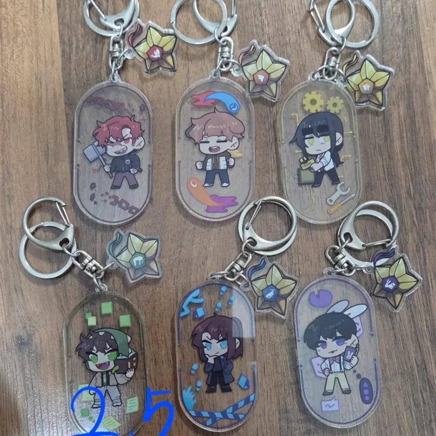 [BUNJANG] Misuvan 1 Acrylic Keyring Bundle Set / 급전) 미수반 1 아크릴 키링 일괄